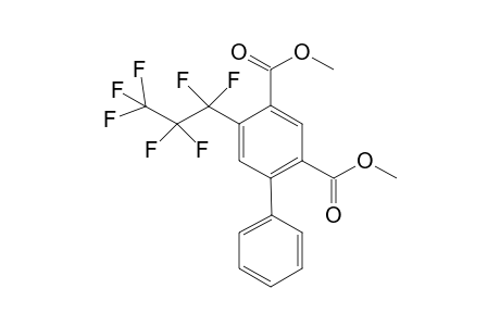4-(1,1,2,2,3,3,3-heptafluoropropyl)-6-phenyl-benzene-1,3-dicarboxylic acid dimethyl ester
