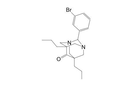 2-(3-bromophenyl)-5,7-dipropyl-1,3-diazatricyclo[3.3.1.1~3,7~]decan-6-one