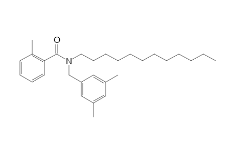 Benzamide, 2-methyl-N-(3,5-dimethylbenzyl)-N-dodecyl-
