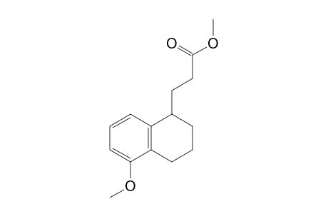 (+)-3-(5-Methoxy-1,2,3,4-tetrahydronaphthalen-1-yl)propanoic acid methyl ester
