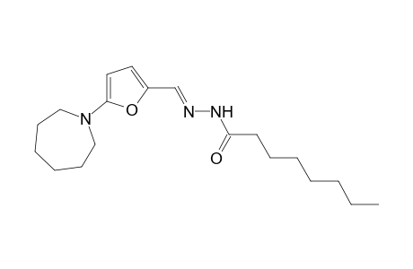 Octanoic acid (5-azepan-1-yl-furan-2-ylmethylene)-hydrazide