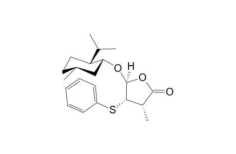 (3S,4S,5S)-5-{(1R,2R,5S)-2-Isopropyl-5-methylcyclohexyloxy}-3-methyl-4-phenylsulfanyl-dihydrofuran-2-one