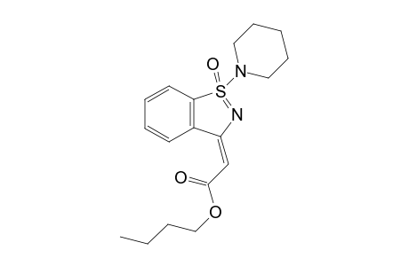 (E)-Butyl 2-[1-oxido-1-(piperidin-1-yl)-3H-1.lambda.4-benzo[d]isothiazol-3-ylidene]acetate