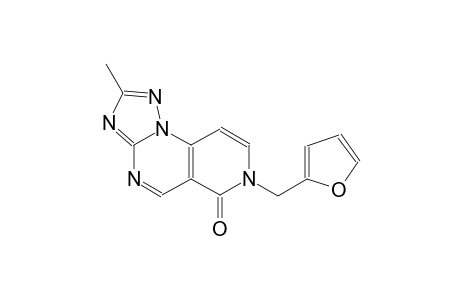 pyrido[3,4-e][1,2,4]triazolo[1,5-a]pyrimidin-6(7H)-one, 7-(2-furanylmethyl)-2-methyl-