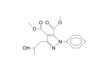 Dimethyl 3-(2-hydroxy-propyl)-1-phenyl-pyrazole-4,5-dicarboxylate