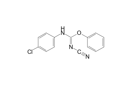 3-(p-chlorophenyl)-1-cyano-2-phenylpseudourea