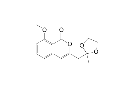 8-METHOXY-3-[(2''-METHYL-1'',3''-DIOXOAN-2''-YL)-METHYL]-1H-ISOCHROMEN-1-ONE