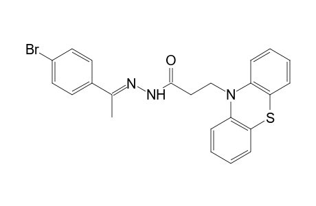 10-phenothiazinepropionic acid, (p-bromo-alpha-methylbenzylidene)hydrazide