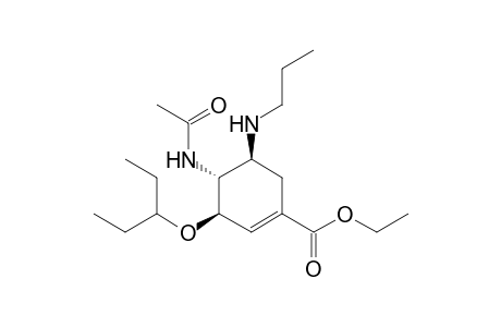 (3R,4R,5S)-4-acetamido-3-(1-ethylpropoxy)-5-(propylamino)cyclohexene-1-carboxylic acid ethyl ester