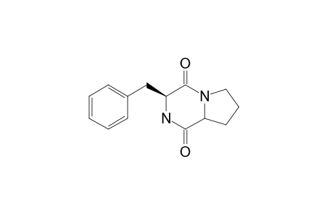 3-BENZYLHEXAHYDROPYRROLO-(1,2-A)-PYRAZINE-1,4-DIONE