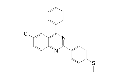 6-Chloro-2-[4-(methylsulfanyl)phenyl]-4-phenylquinazoline