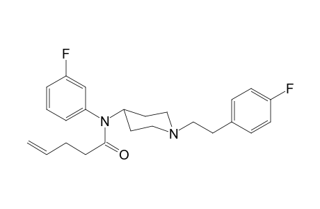 N-(3-Fluorophenyl)-N-(1-[2-(4-fluorophenyl)ethyl]piperidin-4-yl)-pent-4-enamide