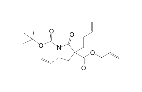 (R)-3-Allyl 1-tert-butyl 3-(but-3-enyl)-2-oxo-5-vinylpyrrolidine-1,3-dicarboxylate