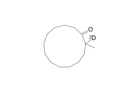 2-Deuterio-2-methylcyclotridecanone