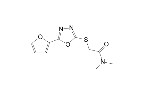 2-([5-(2-Furyl)-1,3,4-oxadiazol-2-yl]sulfanyl)-N,N-dimethylacetamide