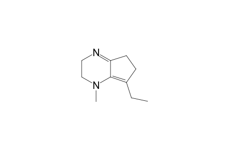 Methyl-1-ethyl-7-tetrahydro-2,3,5,6-cyclopenta[b]pyrazine
