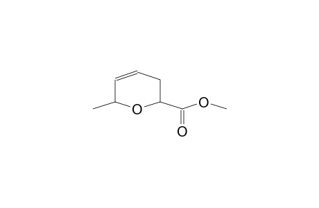 3,6-Dihydro-cis-6-methyl-2H-pyran-2-carboxylic acid, methyl ester