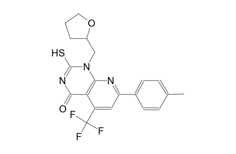 pyrido[2,3-d]pyrimidin-4(1H)-one, 2-mercapto-7-(4-methylphenyl)-1-[(tetrahydro-2-furanyl)methyl]-5-(trifluoromethyl)-