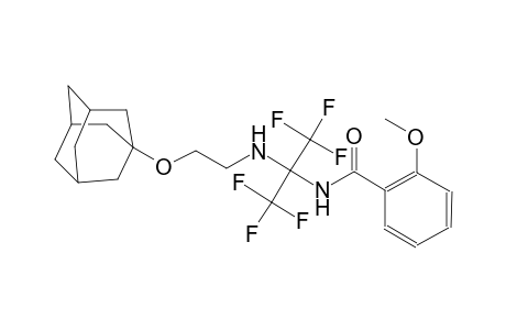 benzamide, 2-methoxy-N-[2,2,2-trifluoro-1-[[2-(tricyclo[3.3.1.1~3,7~]dec-1-yloxy)ethyl]amino]-1-(trifluoromethyl)ethyl]-