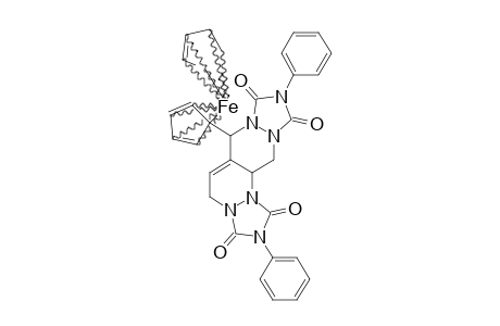 N,N-DIPHENYL-5-FERROCENYL-1,2,3,5,6,7,8,9-OCTAHYDROPYRIDAZINO-[4,5-C]-PYRIDAZINE-1,2,6,7-TETRACARBOXIMIDE