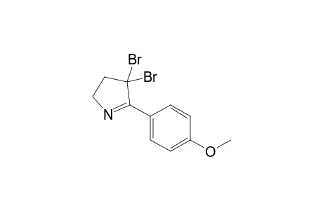 3,3-Dibromo-2-(4-methoxyphenyl)-1-pyrroline