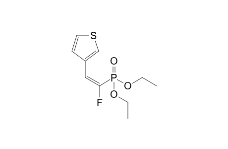 (Z)-Diethyl 1-fluoro-2-(3'-thienyl)ethenephosphonate