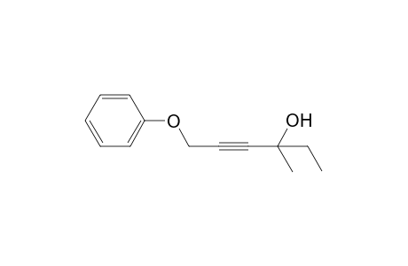 3-methyl-6-phenoxy-4-hexyn-3-ol