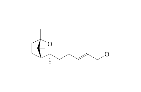 TRICHODERIOL-D;(REL-1S,3R,4R,7R)-3-[5-HYDROXY-4-METHYLPENT-3-ENYL]-1,3,7-TRIMETHYL-2-OXOBICYCLO-[2,1]-HEPTANE