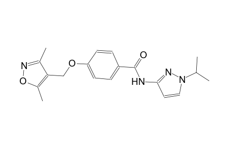benzamide, 4-[(3,5-dimethyl-4-isoxazolyl)methoxy]-N-[1-(1-methylethyl)-1H-pyrazol-3-yl]-