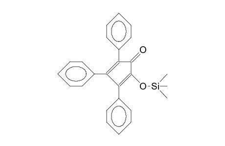 1-Trimethylsilyloxy-2,3,4-triphenyl-1,3-cyclopentadien-5-one