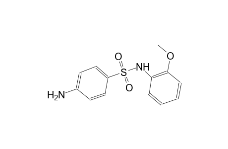 4-amino-N-(2-methoxyphenyl)benzenesulfonamide