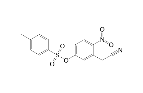 3-Cyanomethyl-4-nitrophenyl toluene-4-sulfonate