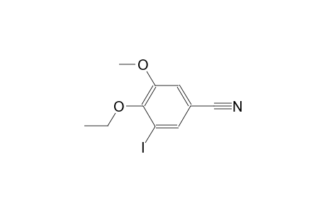 4-ethoxy-3-iodo-5-methoxybenzonitrile