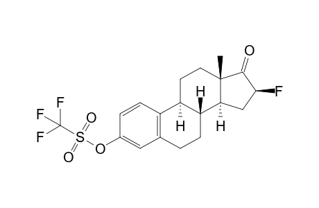 16.beta.-Fluoro-3-[[(trifluoromethyl)sulfonyl]oxy]estra-1,3,5(10)-trien-17-one