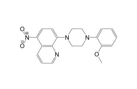 quinoline, 8-[4-(2-methoxyphenyl)-1-piperazinyl]-5-nitro-