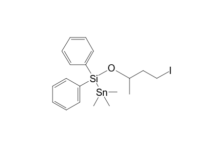 [(1-Iodobutan-3-yloxy)diphenylsilyl]trimethylstannane