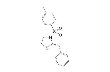 N-(3-Tosylthiazolidin-2-ylidene)benzenamine