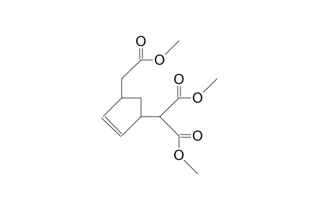 3-Carbomethoxymethyl-5-bis(carbomethoxy)methyl-cyclopentene