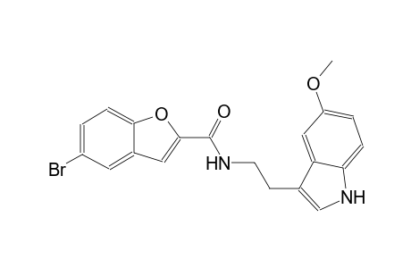 2-benzofurancarboxamide, 5-bromo-N-[2-(5-methoxy-1H-indol-3-yl)ethyl]-