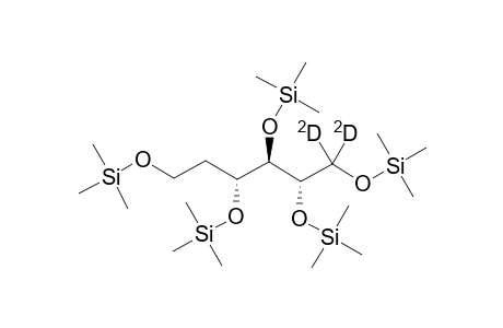 Pentakistrimethylsilyl 5-deoxyglucitol-1,1-D2 ether