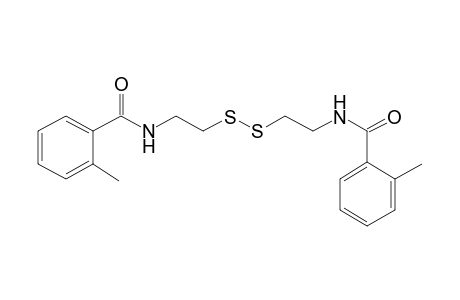 2-Methyl-N-[2-((2-[(2-methylbenzoyl)amino]ethyl)disulfanyl)ethyl]benzamide