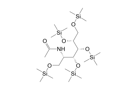 Galactitol, 2-acetamido-2-deoxy-1,3,4,5,6-pentakis-O-(trimethylsilyl)-, d-