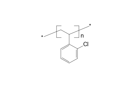 Poly(o-chlorostyrene), poly[1-(o-chlorophenyl)ethylene]