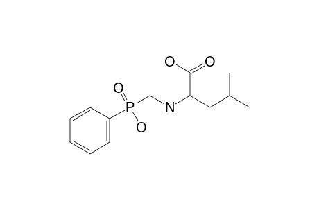 2-[(hydroxy-phenyl-phosphoryl)methylamino]-4-methyl-valeric acid