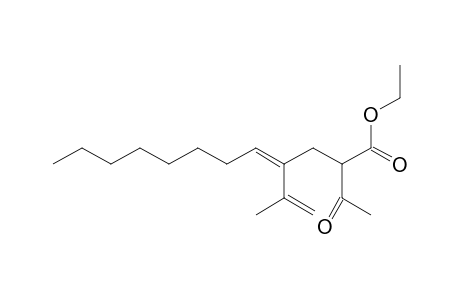 Ethyl (E)-2-acetyl-4-isopropenylidenedodec-4-enoate