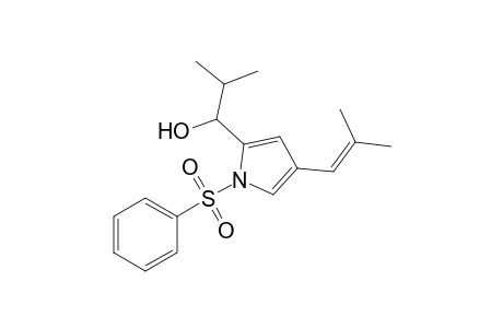 4-Isobutenyl-2-(1'-hydroxyisobutyl)-1-(phenylsulfonyl)-1H-pyrrole