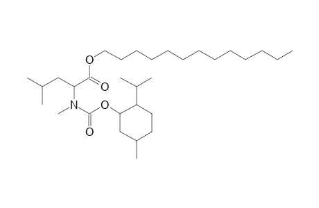 L-Leucine, N-methyl-N-((1R)-(-)-menthyloxycarbonyl)-, tridecyl ester