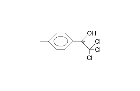 P-Tolyl-trichloromethyl-hydroxy-carbenium cation