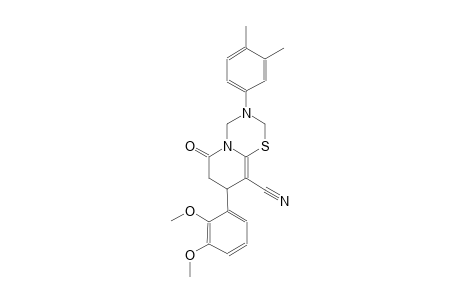 2H,6H-pyrido[2,1-b][1,3,5]thiadiazine-9-carbonitrile, 8-(2,3-dimethoxyphenyl)-3-(3,4-dimethylphenyl)-3,4,7,8-tetrahydro-6-oxo-