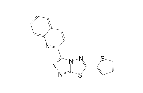 quinoline, 2-[6-(2-thienyl)[1,2,4]triazolo[3,4-b][1,3,4]thiadiazol-3-yl]-